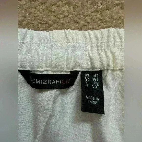 Isaac Mizrahi Live! Tall 24/7 Stretch Crop Pants with Pockets 14 TALL White - Picture 7 of 16